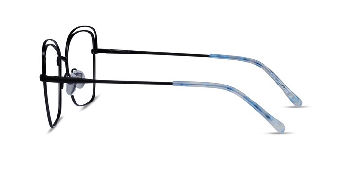 Oscillate Noir Métal Montures de lunettes de vue d'EyeBuyDirect