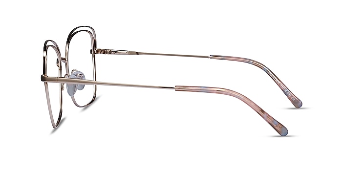 Oscillate Doré Métal Montures de lunettes de vue d'EyeBuyDirect