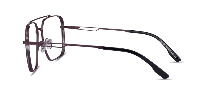 Townes Brown Black Métal Montures de lunettes de vue d'EyeBuyDirect