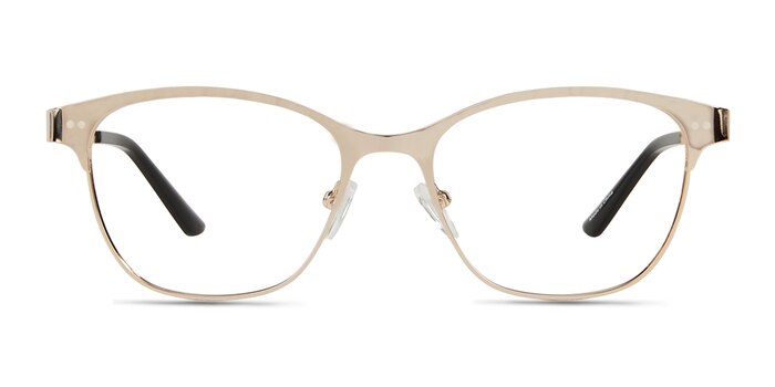 Digital Browline Gold Glasses for Women | Eyebuydirect