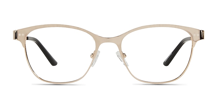 Digital Gold Metal Eyeglass Frames from EyeBuyDirect