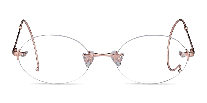 Dotte Rose Gold Metal Eyeglass Frames from EyeBuyDirect