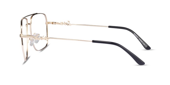 Romeo Black Gold Métal Montures de lunettes de vue d'EyeBuyDirect