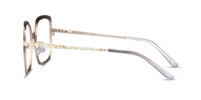 Althea Yellow Floral Métal Montures de lunettes de vue d'EyeBuyDirect