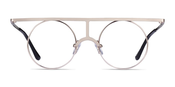 Framework Light Gold Metal Eyeglass Frames from EyeBuyDirect