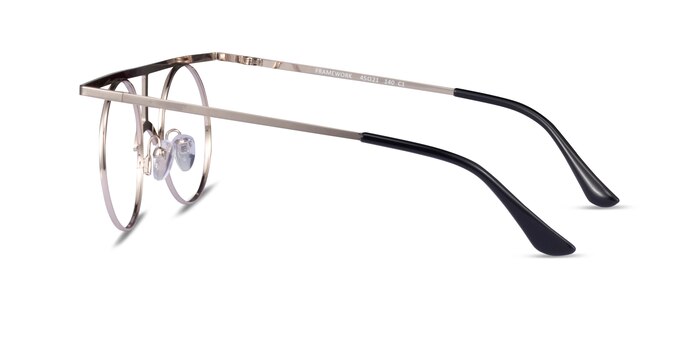 Framework Light Gold Métal Montures de lunettes de vue d'EyeBuyDirect