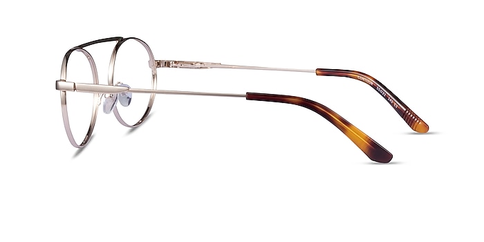 Contour Light Gold Métal Montures de lunettes de vue d'EyeBuyDirect