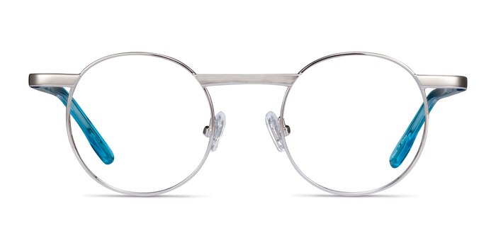 Task Silver Metal Eyeglass Frames from EyeBuyDirect