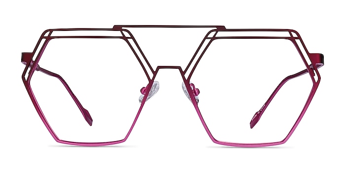 Cyber Purple Metal Eyeglass Frames from EyeBuyDirect