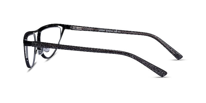 Loom Black Metal Eyeglass Frames from EyeBuyDirect