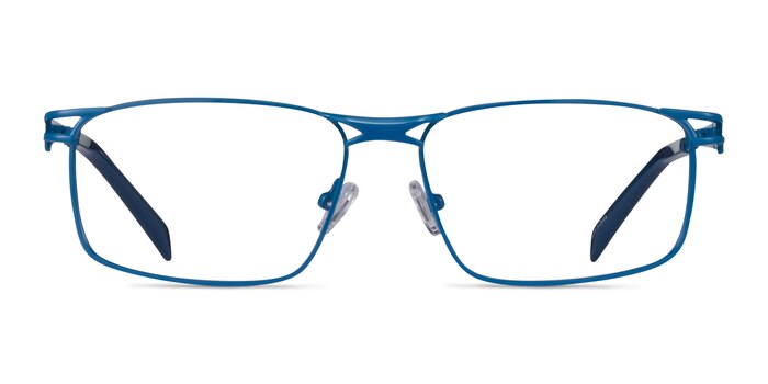 Nexus Bleu Métal Montures de lunettes de vue d'EyeBuyDirect