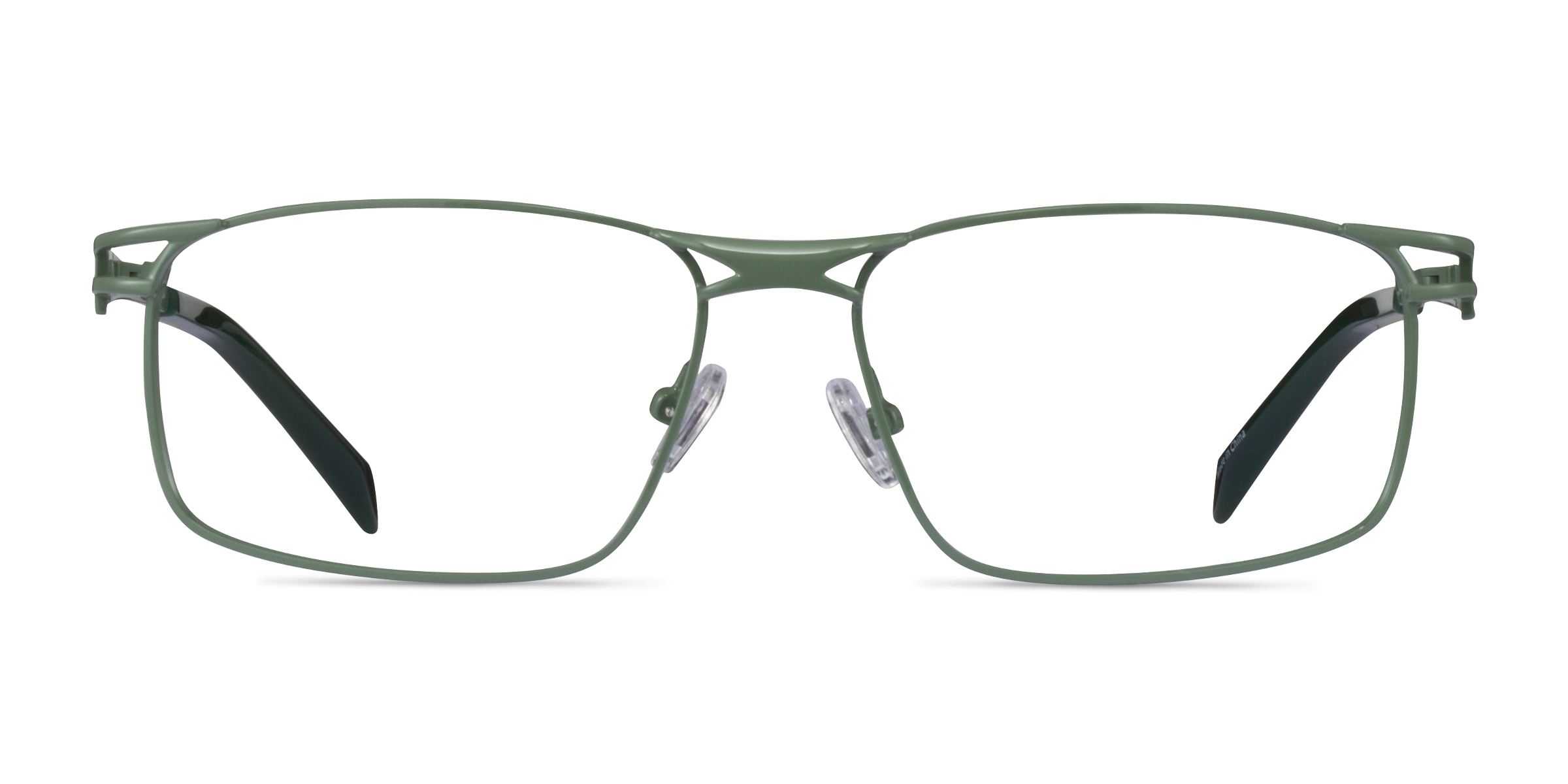 Nexus Rectangle Green Full Rim Eyeglasses Eyebuydirect Canada