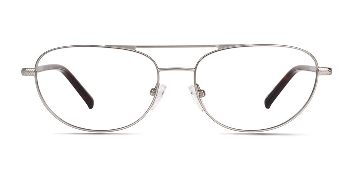 Vic Matt Silver Tortoise Metal Eyeglass Frames from EyeBuyDirect