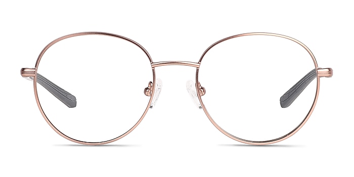 Motivate Rose Gold Metal Eyeglass Frames from EyeBuyDirect