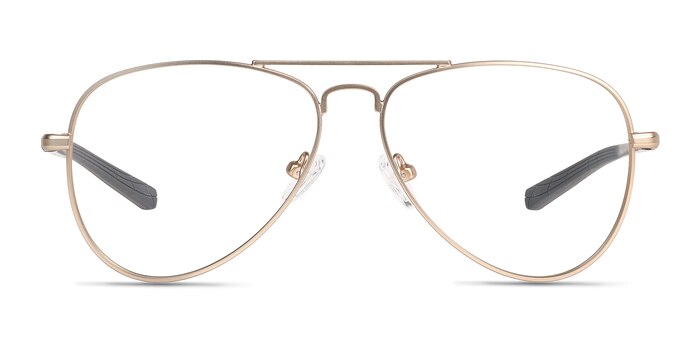 Zest Matt Gold Métal Montures de lunettes de vue d'EyeBuyDirect