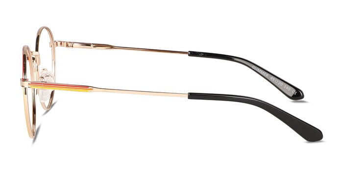 Glimmer Shiny Gold Rainbow Métal Montures de lunettes de vue d'EyeBuyDirect