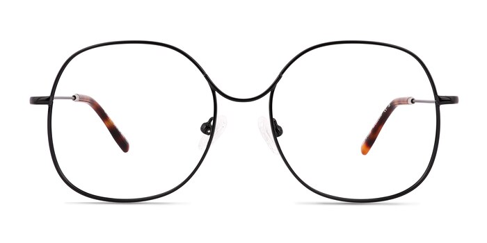 Wilbur Noir Métal Montures de lunettes de vue d'EyeBuyDirect