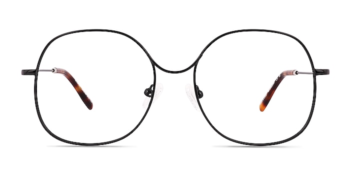 Wilbur Black Metal Eyeglass Frames from EyeBuyDirect