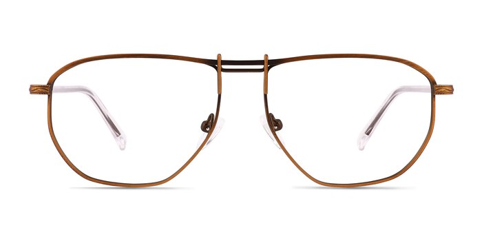 Elwood Bronze Métal Montures de lunettes de vue d'EyeBuyDirect