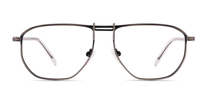 Elwood Argenté Métal Montures de lunettes de vue d'EyeBuyDirect