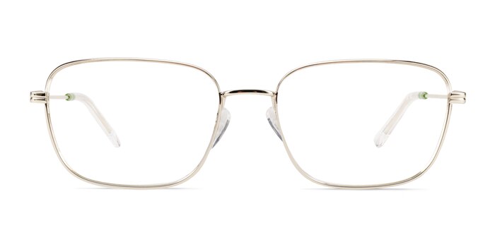 Manifest Shiny Gold Metal Eyeglass Frames from EyeBuyDirect