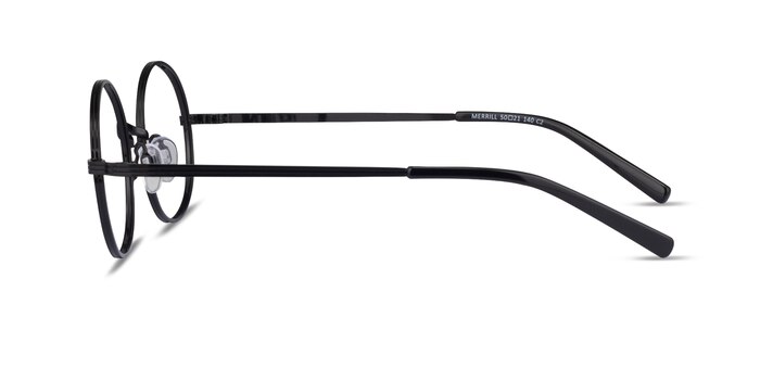 Merrill Black Metal Eyeglass Frames from EyeBuyDirect