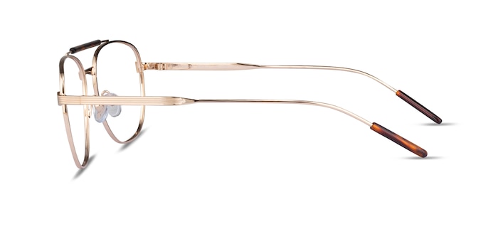 Tatum Tortoise Gold Métal Montures de lunettes de vue d'EyeBuyDirect