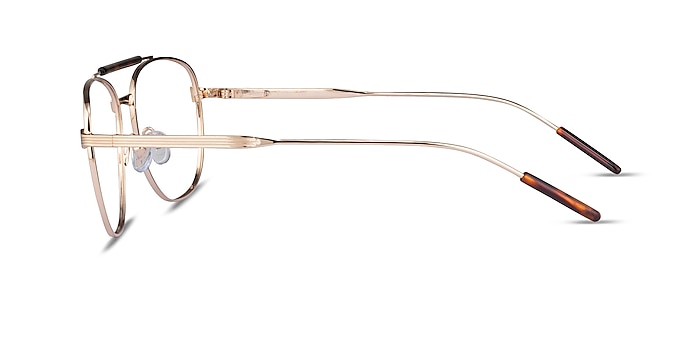 Tatum Tortoise Gold Metal Eyeglass Frames from EyeBuyDirect