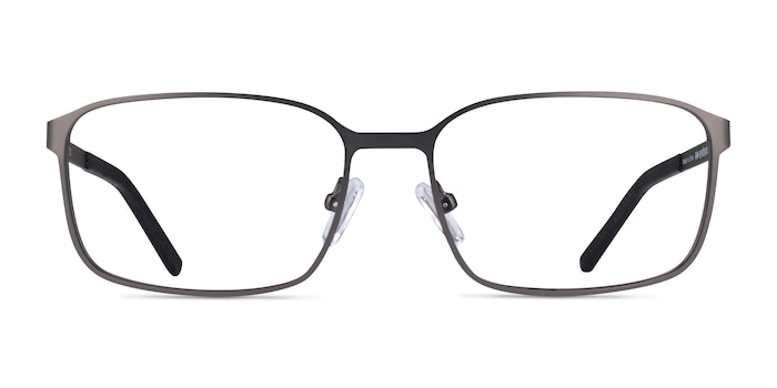 Zayn Matte Gunmetal Métal Montures de lunettes de vue d'EyeBuyDirect