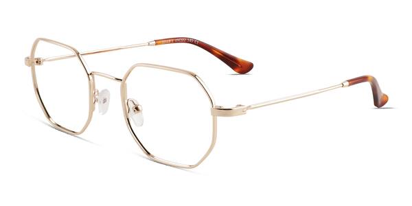 Shiny Golden Soar -  Metal Eyeglasses