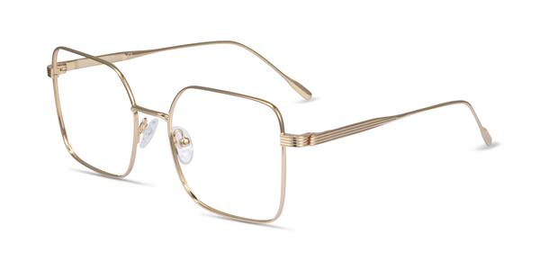 Gold Durnan -  Metal Eyeglasses