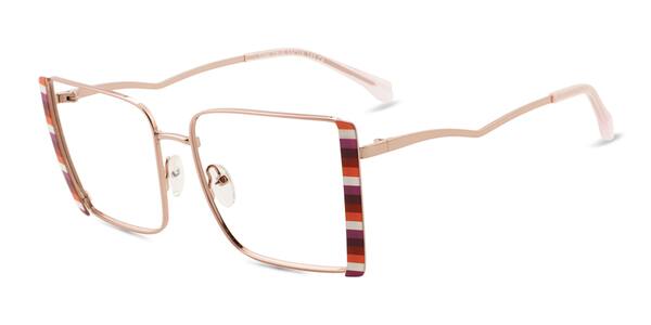 Rose Gold Multicolor Stay True -  Metal Eyeglasses