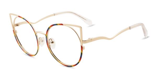 Rainbow Gold Free Spirit -  Metal Eyeglasses