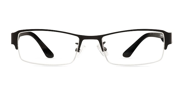 Ayaan Black Metal Eyeglass Frames from EyeBuyDirect