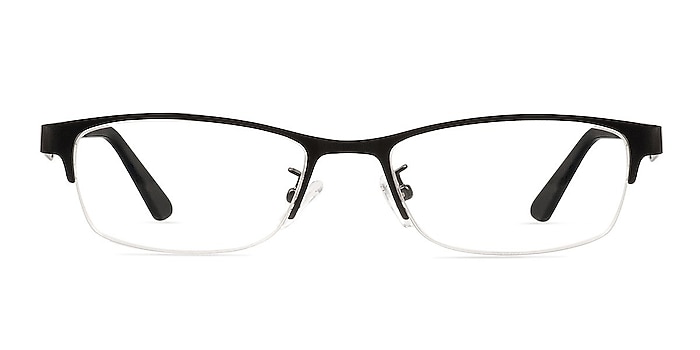 Alexia Black Metal Eyeglass Frames from EyeBuyDirect