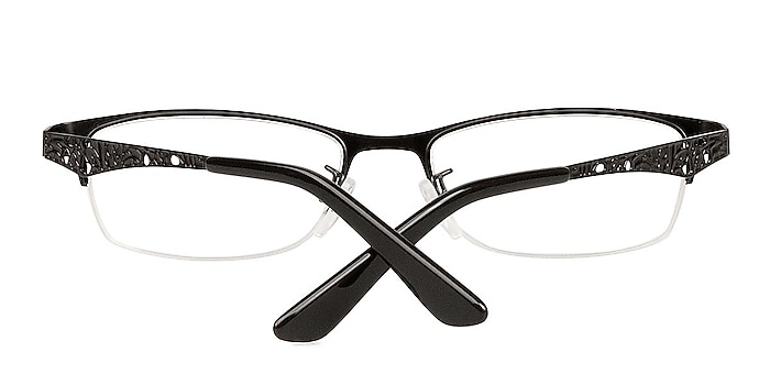 Black Alexia -  Classic Metal Eyeglasses