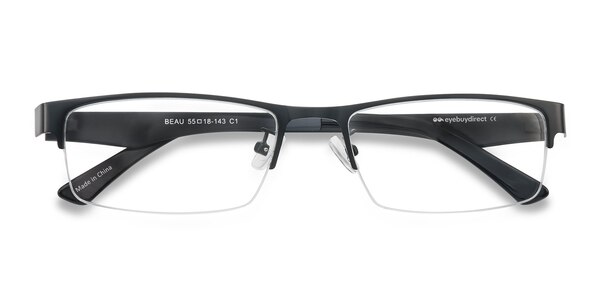 Beau prescription eyeglasses (Black)