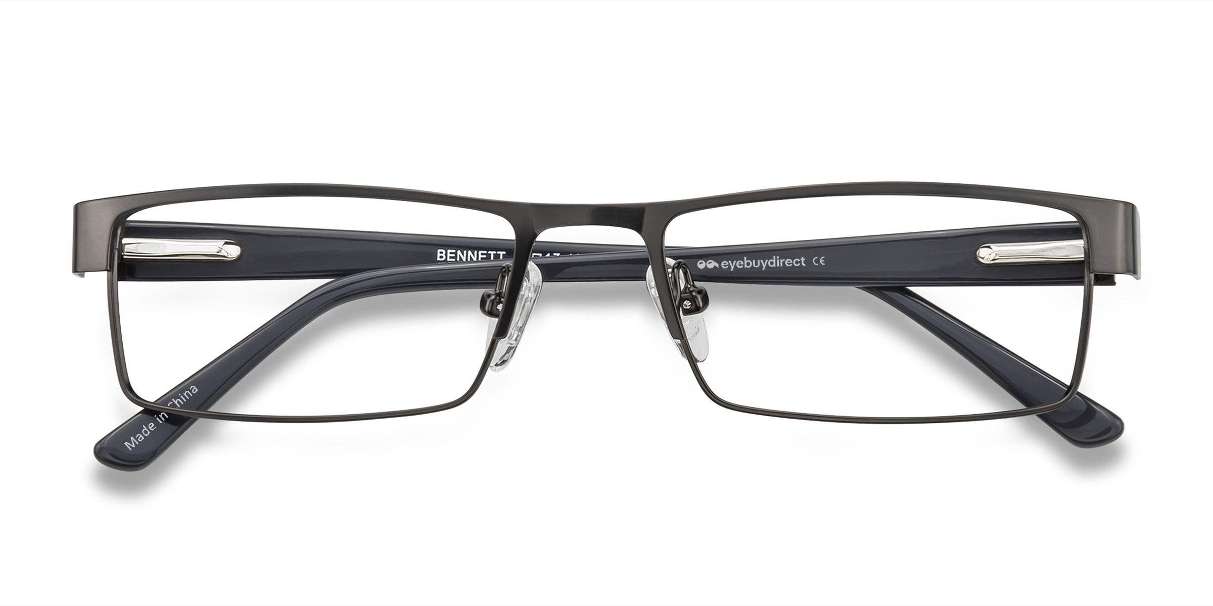 gunmetal eyeglasses