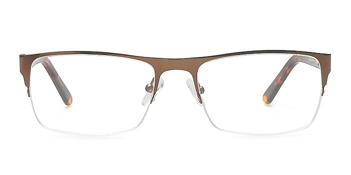 Bowen Brown Metal Eyeglass Frames from EyeBuyDirect