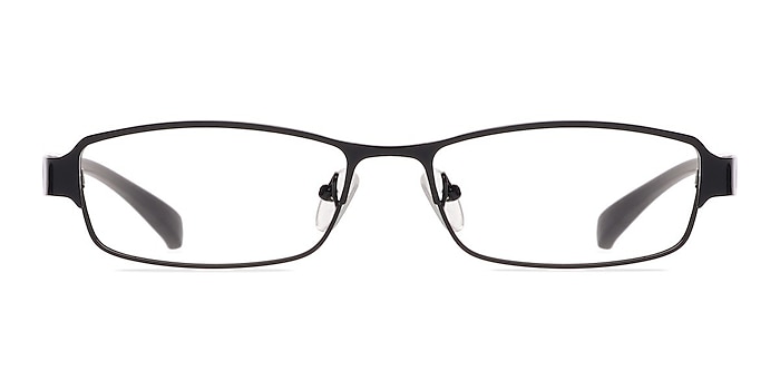 Cube Black Metal Eyeglass Frames from EyeBuyDirect