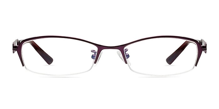 Abelard Purple Metal Eyeglass Frames from EyeBuyDirect