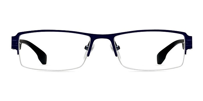 Donna  Navy  Metal Eyeglass Frames from EyeBuyDirect