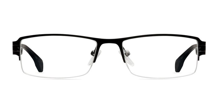 Donna  Black  Metal Eyeglass Frames from EyeBuyDirect