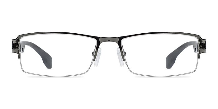 Donna Gunmetal Metal Eyeglass Frames from EyeBuyDirect