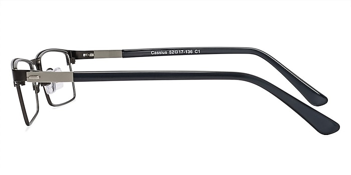 Cassius  Gunmetal  Metal Eyeglass Frames from EyeBuyDirect