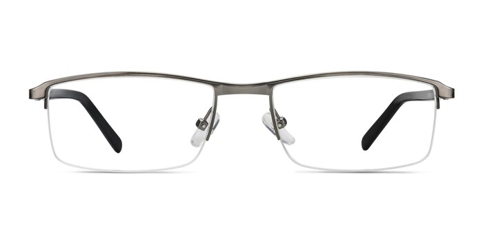 Mel  Gunmetal  Metal Eyeglass Frames from EyeBuyDirect