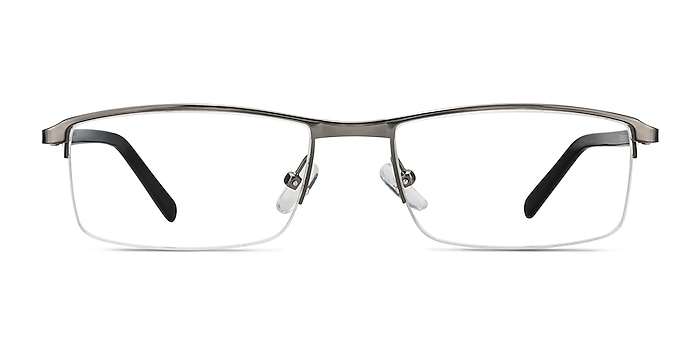 Mel  Gunmetal  Metal Eyeglass Frames from EyeBuyDirect
