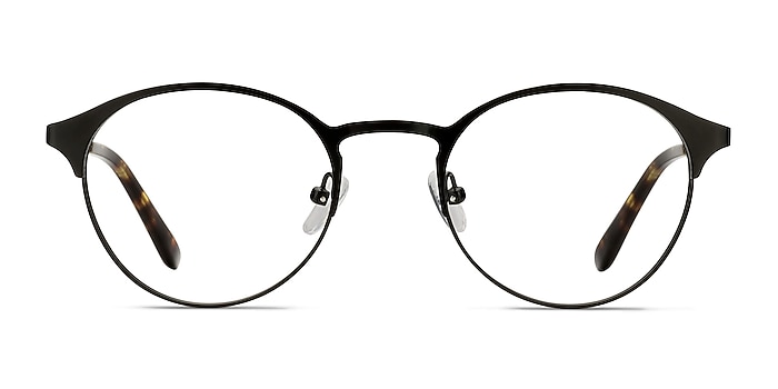 Little Time Noir Métal Montures de lunettes de vue d'EyeBuyDirect