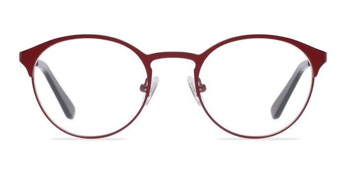 Little Time Matte/Red Metal Eyeglass Frames from EyeBuyDirect