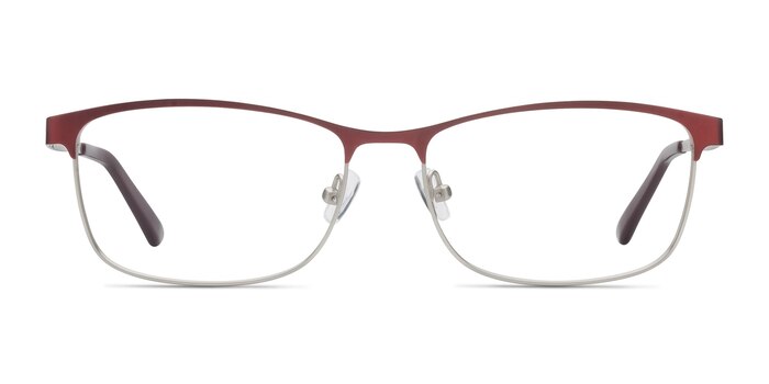 Ashlyn Red Metal Eyeglass Frames from EyeBuyDirect